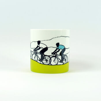 Multi Coloured Jersey Cycling Mug, 2 of 4