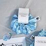 Three Pack Mixed Satin Scrunchie And Headband Set, thumbnail 12 of 12