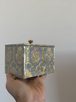 Vanity Jar, Trinket Box, Cotton Bud/ Bath Salt Storage, 9 of 10