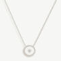 Women's Sterling Silver North Star Coin Pendant Necklace, thumbnail 4 of 5