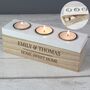 Personalised Wooden Tea Light Storage Box, thumbnail 2 of 11
