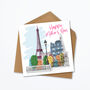 Paris Mother's Day Personalised Card, thumbnail 1 of 2
