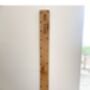 Engraved Oak Height Chart With Personalisation, thumbnail 4 of 11