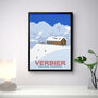 Verbier Mountain Poster, thumbnail 3 of 6