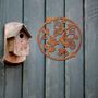 Rusty Metal Butterfly With Flowers Butterfly Art Decor, thumbnail 6 of 10