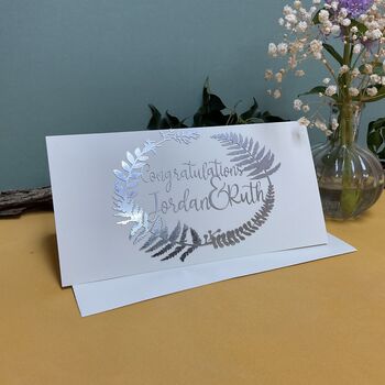 Personalised Lasercut Wedding Card, 7 of 10