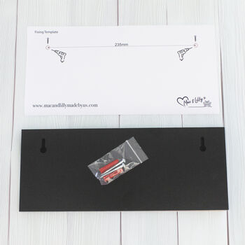 Personalised House Sign With Wood Effect Lettering, 9 of 9