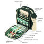 Deluxe Four Person Picnic Backpack Hamper Forest Green, thumbnail 5 of 5