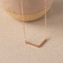 Classic Stylish Chevron Necklace, thumbnail 5 of 5