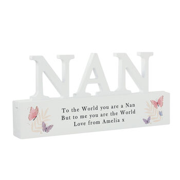 Personalised Butterfly Nan Ornament, 3 of 3