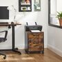 Industrial Brown File Cabinet With Two Drawers, thumbnail 3 of 7