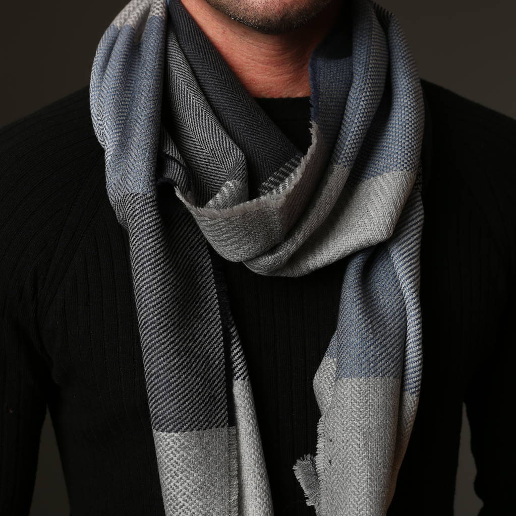 Wool Blend Scarf For Men By attic