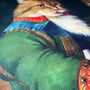 Royal Yellow Cat Classic Painting Cushion Cover, thumbnail 2 of 7