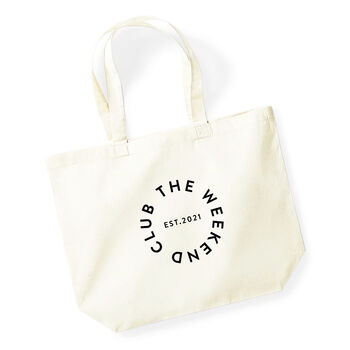 The Weekend Club Tote Bag Large Shopping Bag, 2 of 4