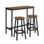 Bar Table Set With Stools Dining Set, thumbnail 5 of 5