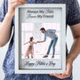 Personalised Father Forever Friend Photo Upload Frame, thumbnail 2 of 2