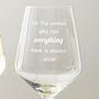 ‘For The Woman Who Has Everything’ Glass, thumbnail 10 of 12