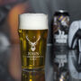 Stag Wedding Party Role Thank You 570ml Beer Pint Glass, thumbnail 2 of 4