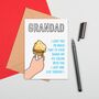 Large Size Grandad Love Ice Cream Card, thumbnail 2 of 2