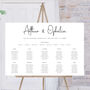 Wedding Table Plan Sophisticated Style, thumbnail 2 of 6