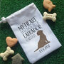 Personalised Labrador Treat Bag / Doggy Bag Holder, thumbnail 2 of 3