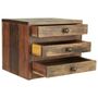 Wooden Chest W/Three Drawers, thumbnail 2 of 6