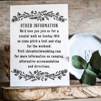 Wildflower Wedding Stationery Collection, 4 of 11