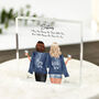 Personalised Sisters 'Always There For You' Acrylic Block, thumbnail 1 of 6