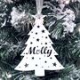 Personalised Tree Decoration With Stars For Christmas Tree, thumbnail 3 of 7