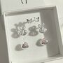 Little Girls Earring Set Christmas Gift Sterling Silver, thumbnail 6 of 6