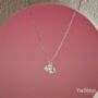 Sterling Silver 925 Lily Of The Valley Pendant Necklace, thumbnail 2 of 12