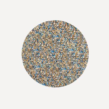 Blue Round Speckled Cork Placemat, 2 of 2