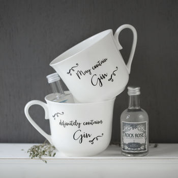 Personalised Gin China Cup With Spotty Inside, 3 of 5
