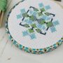 Cross Stitch Gift Set. Geometric Snowflake Kit, thumbnail 5 of 5