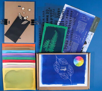 Cyanotype Printing Craft Kit The Rainbow Edition, 7 of 8