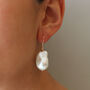 Large Luxurious Pearl Earrings, thumbnail 2 of 4