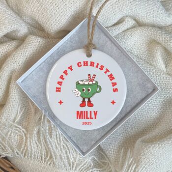 Custom Name Christmas Bauble Personalised, 2 of 3