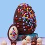 Candy Bean Milk Chocolate Drizzled Easter Egg, thumbnail 3 of 5