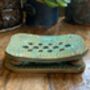 Handmade Ceramic Soap Dish With Matching Tray, thumbnail 7 of 12