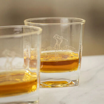 Golf Glass Decanter And Tumbler Set, 4 of 7