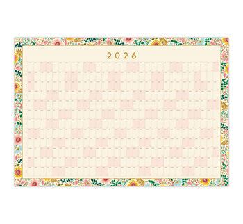 2026 Large Wall Planner | Hand Drawn Floral Design | Gift For Busy Women, 5 of 6