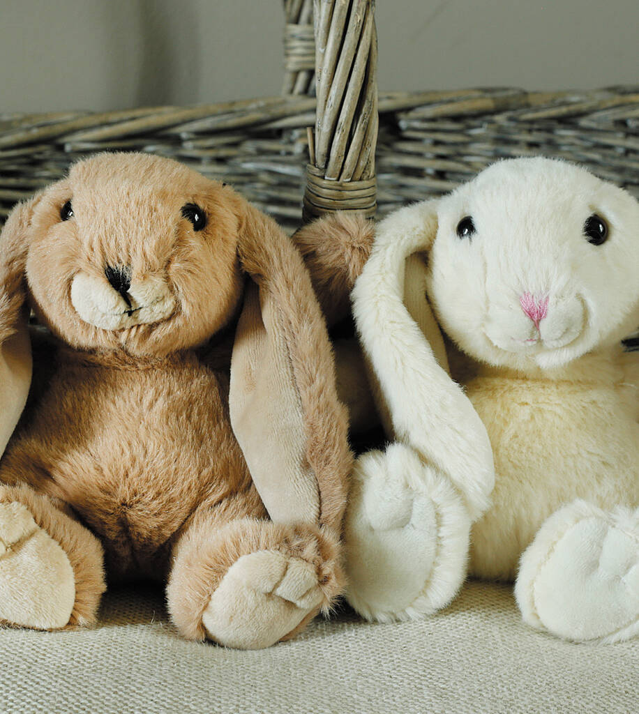 Bunny Set, Small Snuggly Soft Toys Brown And Cream By Jomanda Soft ...