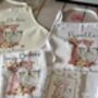 Personalised Apron, Watercolor Pink Baking Gift, thumbnail 1 of 12