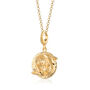 18ct Gold Pisces Zodiac Charm Necklace, thumbnail 2 of 6