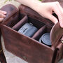 Personalised Vintage Leather Camera Bag, thumbnail 8 of 12