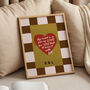 My Heart Is So Full Of Love Personalised Initials Print, thumbnail 8 of 12