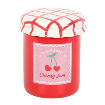 Cherry Jam Jar Oil Burner And Wax Warmer, 3 of 4