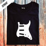 Guitar Shirt Gift For Guitarists 'Scratch Plate', thumbnail 1 of 4