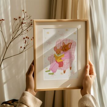 Magical Reading, Childrens Art Print, 4 of 7