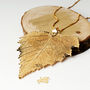 Birch Real Leaf Statement Necklace, thumbnail 8 of 12